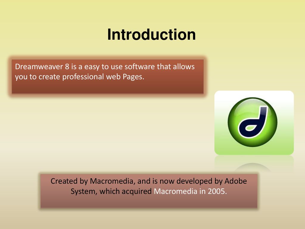 Dreamweaver 8: Introduction - ppt download